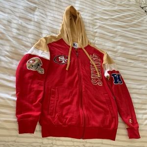 Men’s medium 49er Zip Up Hoodie